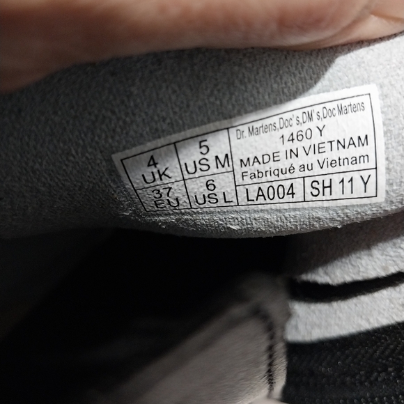 Dr Martens 1461 English Garden Boots, NWT, Size 6‎ - Picture 9 of 12